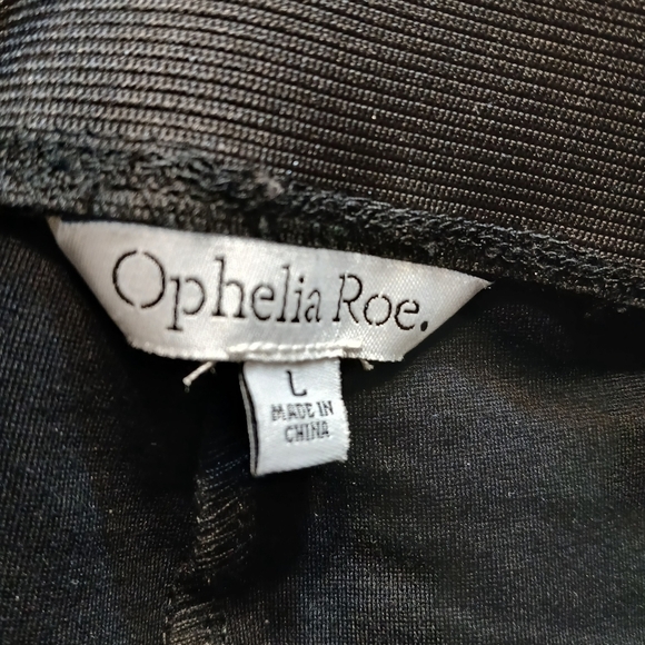 Ophelia Roe High-Rise Straight Leg Black Pants - NWT - Picture 2 of 9